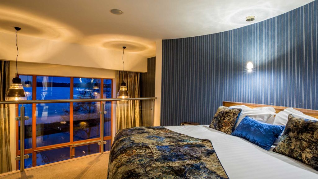 The mezzanine level of our Champagne Suite